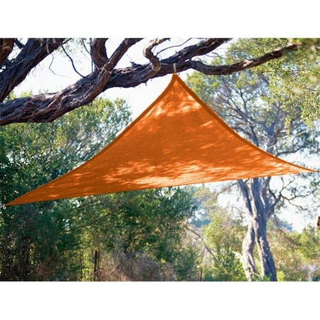 Coolaroo Coolaroo 799870434526 9 ft. 10 in. Triangle Orange 434526